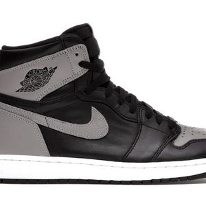 Selling Jordan 1 mids shadow grey and black, got them for around 450.